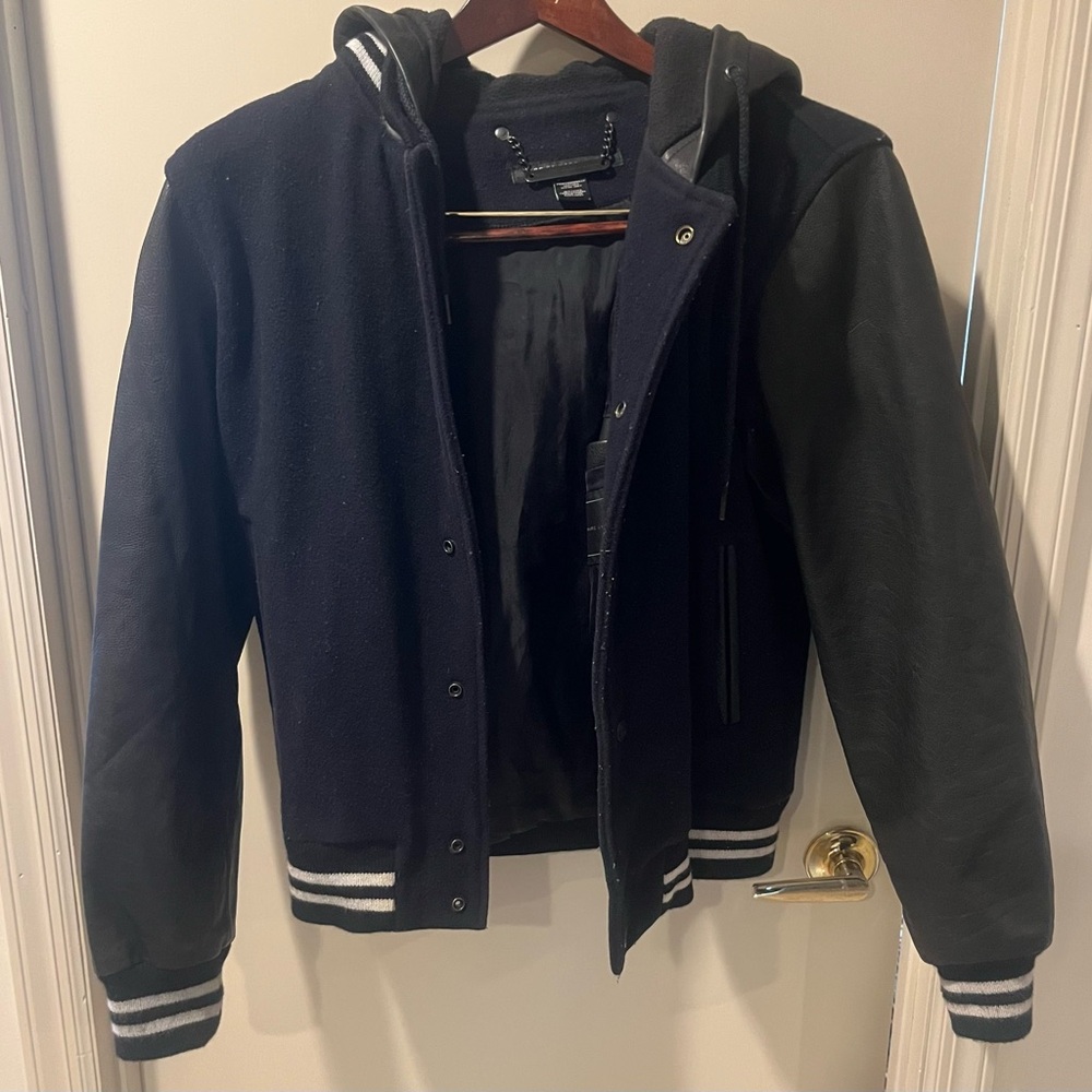 Marc Jacobs leather/suede bomber SMALL